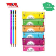 BAHADUR FLORO PENCIL 12PCS